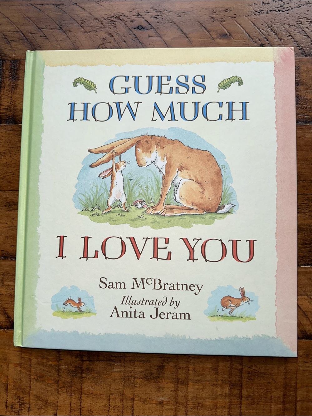 Guess How Much I Love You - Pastel Green & Pink Hardcover Kids Book